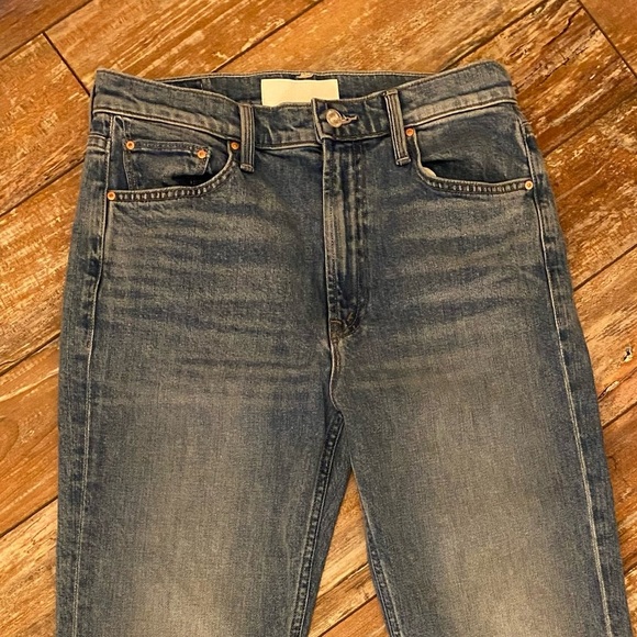 Mother High Waisted Ankle Rider Jeans Salt of Earth jeans size 29 LIKE NEW​ - Picture 6 of 12
